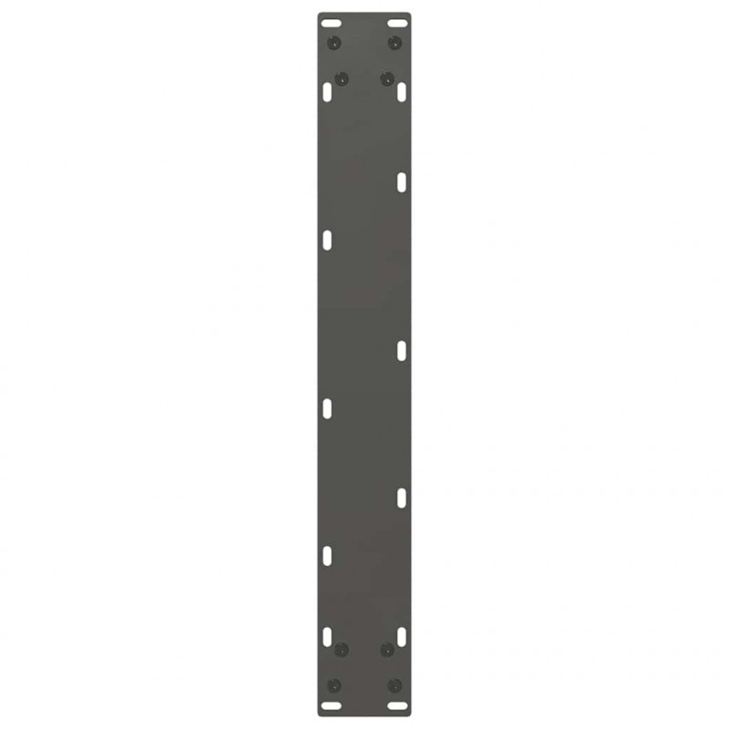 Nogi do stołu barowego w kształcie litery U 2 szt. Antracyt 60x(110-111) cm Stal