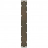 Nogi do stołu barowego w kształcie litery U 2 szt. Naturalna stal 60x(110-111) cm Stal