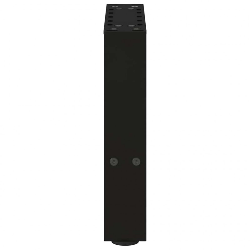 Nogi do stolika kawowego czarne 2 szt. 30x(30-31) cm stal