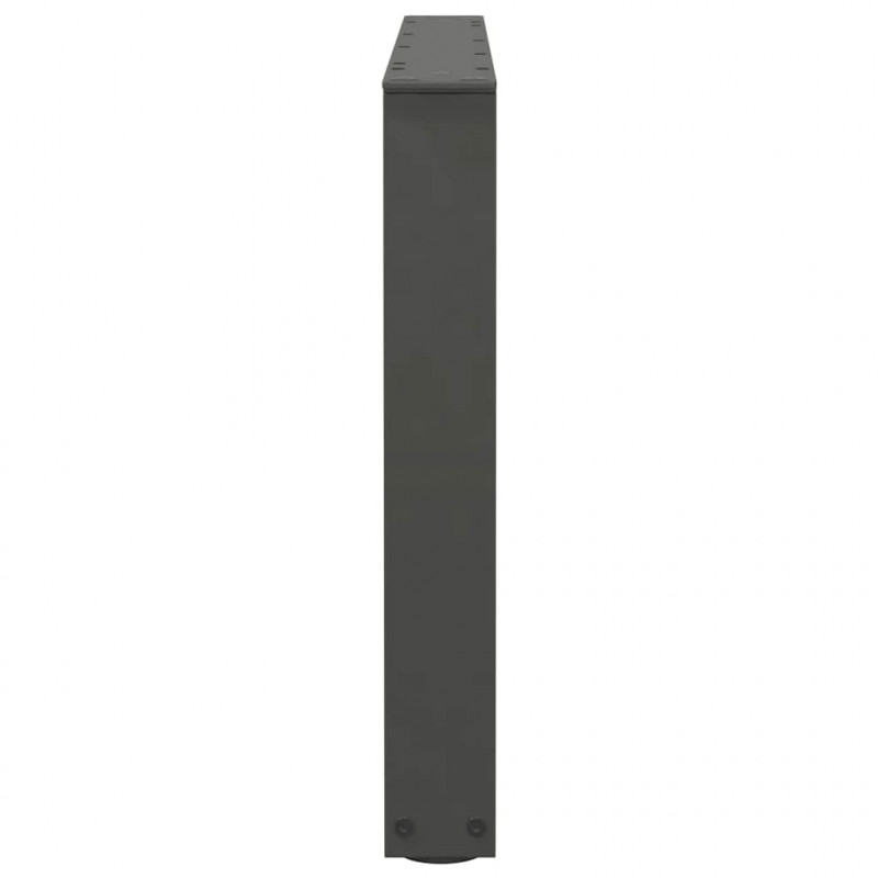 Nogi do stolika kawowego w kształcie litery V 2 szt. Antracyt 70x(42-43,3) cm Stal