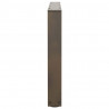 Nogi do stolika kawowego w kształcie litery V 2 szt. Naturalna stal 70x(42-43,3) cm Stal