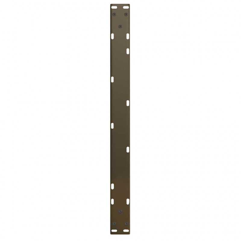 Nogi do stolika kawowego w kształcie litery V 2 szt. Naturalna stal 70x(42-43,3) cm Stal
