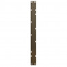 Nogi do stolika kawowego w kształcie litery V 2 szt. Naturalna stal 70x(42-43,3) cm Stal