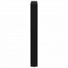 Nogi do stołu jadalnego w kształcie litery V 2 szt. Czarne 60x(72-73,3) cm Stal