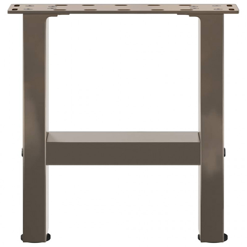 Nogi do stolika kawowego Naturalna stal 2 szt. 30x(30-31) cm Stal