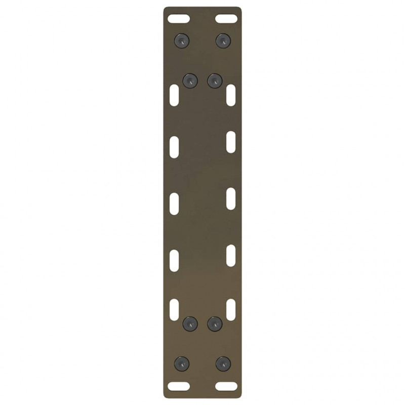 Nogi do stolika kawowego Naturalna stal 2 szt. 30x(30-31) cm Stal