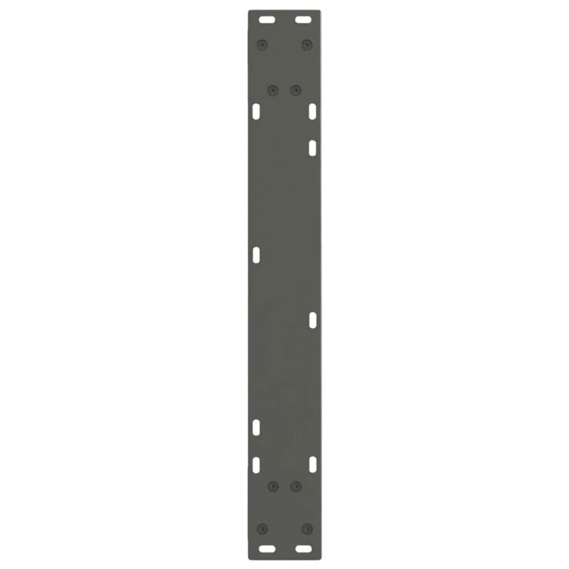 Nogi do stołu jadalnego w kształcie litery V 2 szt. Antracyt 60x(72-73,3) cm Stal