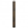 Nogi do stołu jadalnego w kształcie litery V 2 szt. Naturalna stal 60x(72-73,3) cm Stal