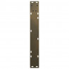 Nogi do stołu jadalnego w kształcie litery V 2 szt. Naturalna stal 60x(72-73,3) cm Stal