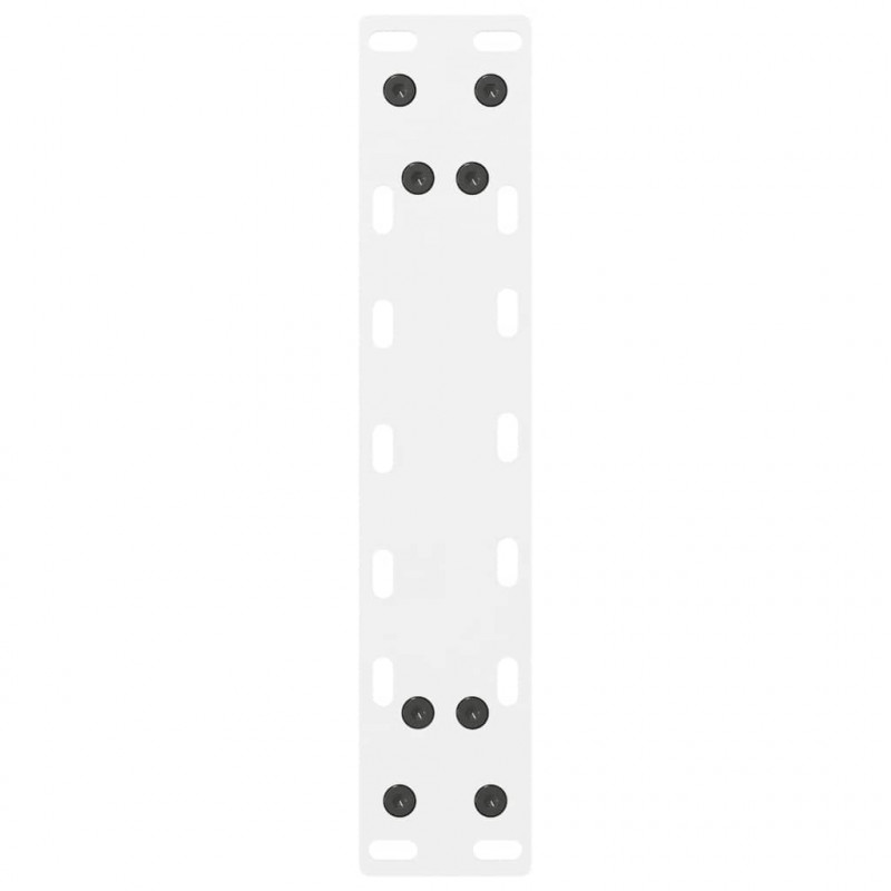 Nogi do stolika kawowego Białe 2 szt. 40x(30-31) cm Stal