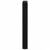 Nogi do stołu jadalnego w kształcie litery V 2 szt. Czarne 70x(72-73,3) cm Stal
