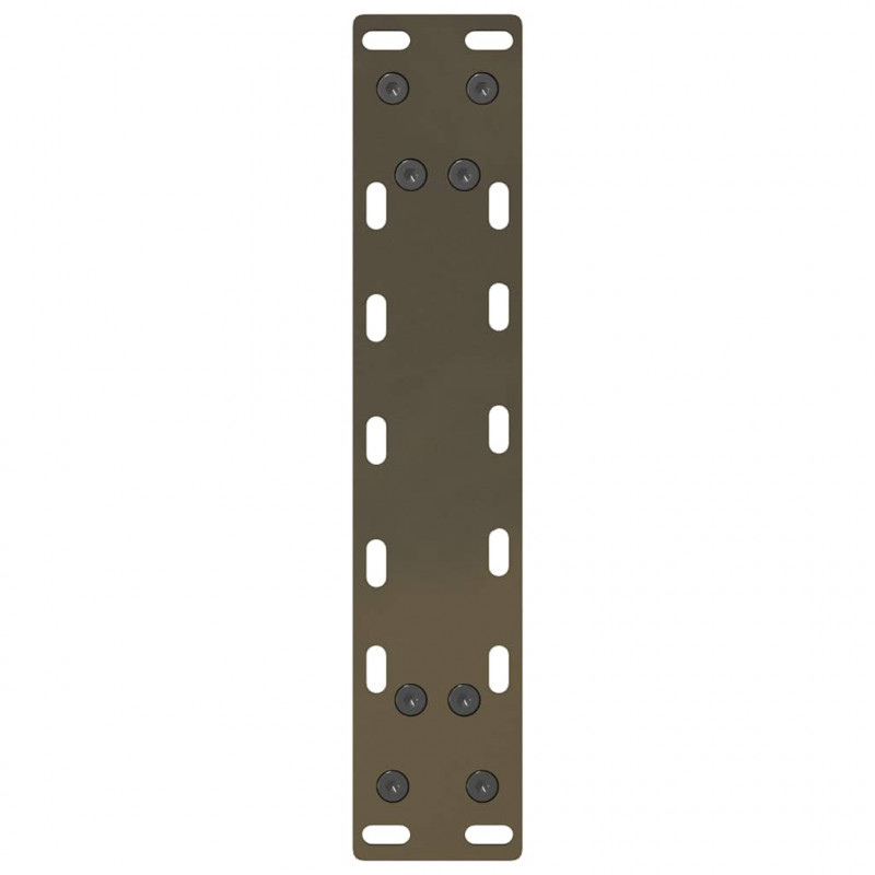 Nogi do stolika kawowego Naturalna stal 2 szt. 40x(30-31) cm Stal