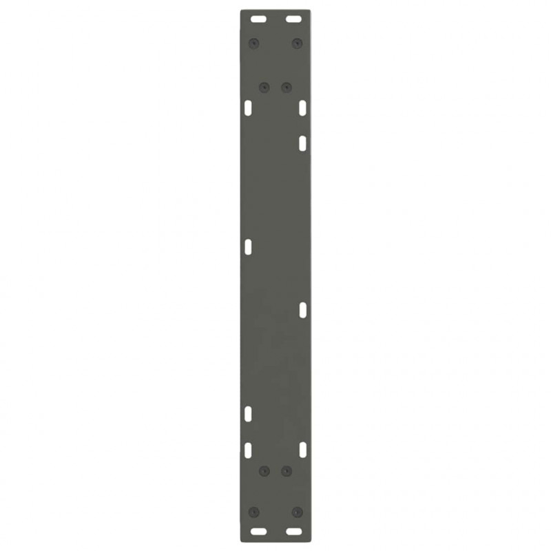 Nogi do stołu jadalnego w kształcie litery V 2 szt. Antracyt 70x(72-73,3) cm Stal