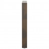 Nogi do stołu jadalnego w kształcie litery V 2 szt. Naturalna stal 70x(72-73,3) cm Stal