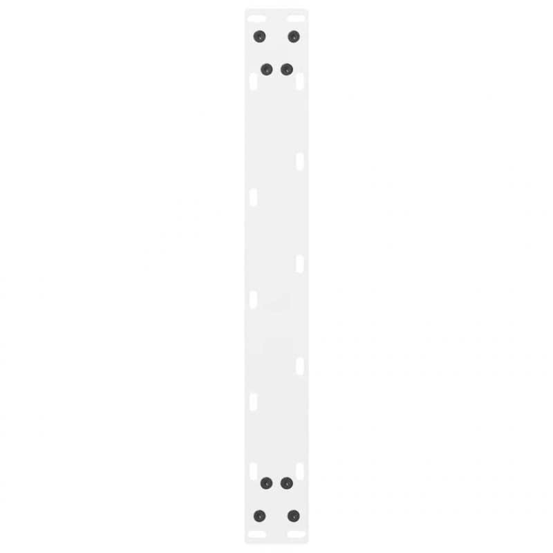 Nogi do stolika kawowego Białe 2 szt. 50x(30-31) cm Stal