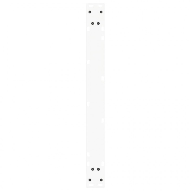 Nogi do stołu jadalnego w kształcie litery V 2 szt. Białe 80x(72-73,3) cm Stal
