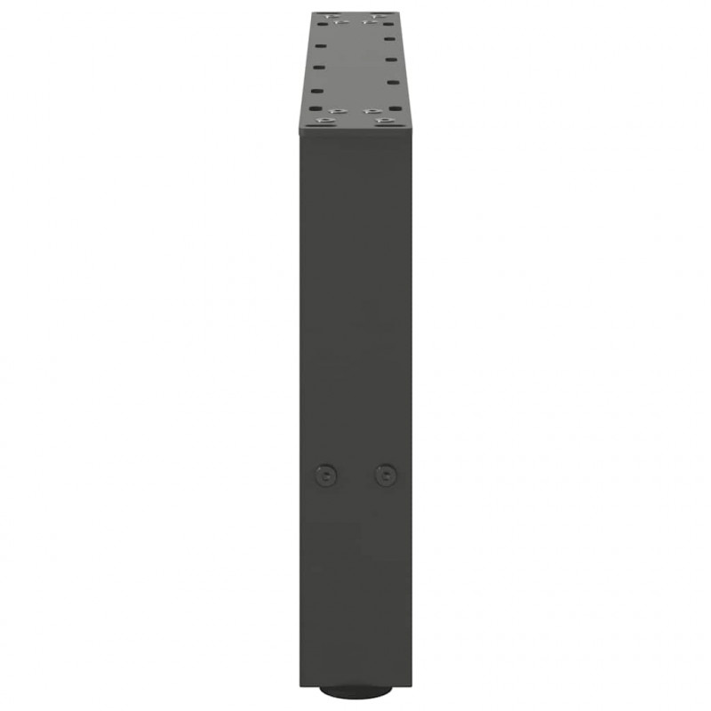 Nogi do stolika kawowego Antracyt 2 szt. 50x(30-31) cm Stal