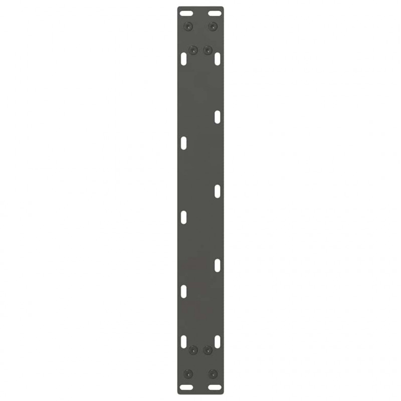 Nogi do stolika kawowego Antracyt 2 szt. 50x(30-31) cm Stal