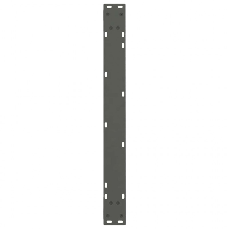 Nogi do stołu jadalnego w kształcie litery V 2 szt. Antracyt 80x(72-73,3) cm Stal
