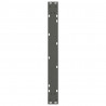 Nogi do stołu jadalnego w kształcie litery V 2 szt. Antracyt 80x(72-73,3) cm Stal