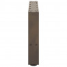 Nogi do stolika kawowego Naturalna stal 2 szt. 50x(30-31) cm Stal