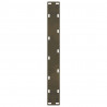 Nogi do stolika kawowego Naturalna stal 2 szt. 50x(30-31) cm Stal