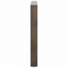 Nogi do stołu jadalnego w kształcie litery V 2 szt. Naturalna stal 80x(72-73,3) cm Stal