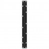 Nogi do stolika kawowego czarne 2 szt. 60x(30-31) cm stal