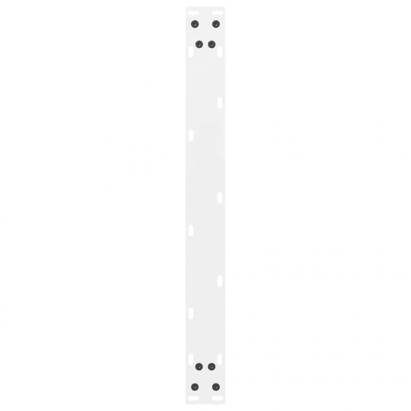 Nogi do stolika kawowego białe 2 szt. 60x(30-31) cm stal