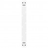 Nogi do stolika kawowego białe 2 szt. 60x(30-31) cm stal