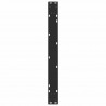 Nogi do stołu jadalnego w kształcie litery V 2 szt. Czarne 90x(72-73,3) cm Stal