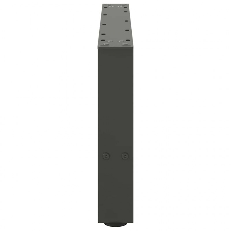 Nogi do stolika kawowego Antracyt 2 szt. 60x(30-31) cm Stal