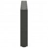 Nogi do stolika kawowego Antracyt 2 szt. 60x(30-31) cm Stal
