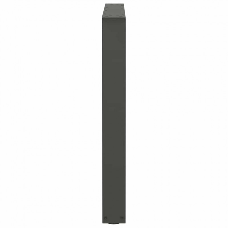 Nogi do stołu jadalnego w kształcie litery V 2 szt. Antracyt 90x(72-73,3) cm Stal