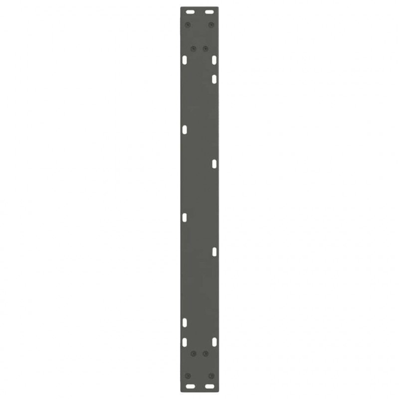 Nogi do stołu jadalnego w kształcie litery V 2 szt. Antracyt 90x(72-73,3) cm Stal