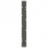 Nogi do stołu jadalnego w kształcie litery V 2 szt. Antracyt 90x(72-73,3) cm Stal