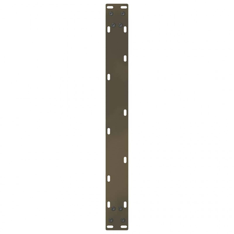 Nogi do stolika kawowego Naturalna stal 2 szt. 60x(30-31) cm Stal