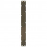 Nogi do stolika kawowego Naturalna stal 2 szt. 60x(30-31) cm Stal