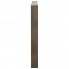 Nogi do stołu jadalnego w kształcie litery V 2 szt. Naturalna stal 90x(72-73,3) cm Stal