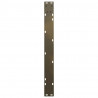Nogi do stołu jadalnego w kształcie litery V 2 szt. Naturalna stal 90x(72-73,3) cm Stal