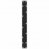 Nogi do stolika kawowego czarne 2 szt. 70x(30-31) cm stal