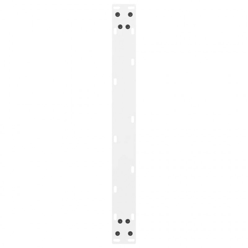 Nogi do stolika kawowego białe 2 szt. 70x(30-31) cm stal