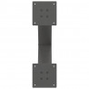 Nogi do stolika kawowego w kształcie litery X 2 szt. Antracyt 50x(42-43) cm Stal