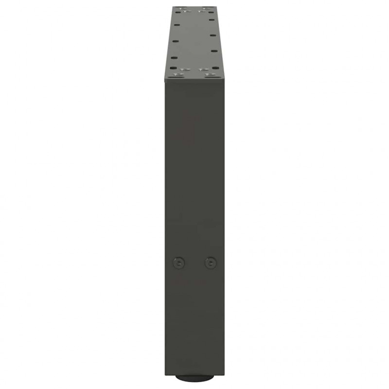Nogi do stolika kawowego Antracyt 2 szt. 70x(30-31) cm Stal