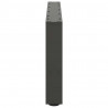 Nogi do stolika kawowego Antracyt 2 szt. 70x(30-31) cm Stal