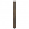 Nogi do stołu jadalnego w kształcie litery V 2 szt. Naturalna stal 100x(72-73,3) cm Stal