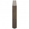 Nogi do stolika kawowego Naturalna stal 2 szt. 70x(30-31) cm Stal