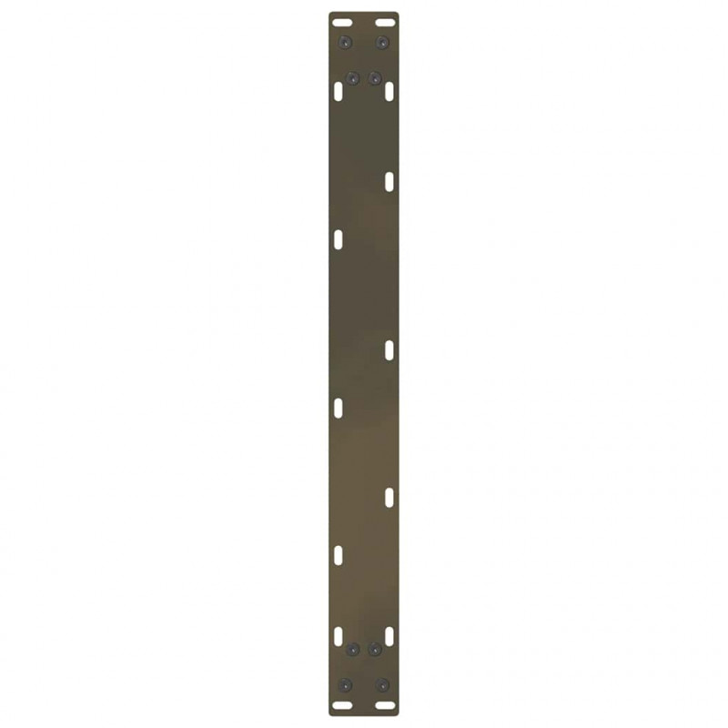 Nogi do stolika kawowego Naturalna stal 2 szt. 70x(30-31) cm Stal