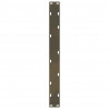 Nogi do stolika kawowego Naturalna stal 2 szt. 70x(30-31) cm Stal