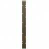 Nogi do stołu jadalnego w kształcie litery V 2 szt. Naturalna stal 100x(72-73,3) cm Stal